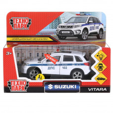 Металлическая машинка Технопарк Suzuki Vitara S 2015 Полиция VITARA-12SLPOL-WH