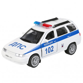 Металлическая машинка Технопарк Lada 111 Полиция SB-16-67-P(W)-WB