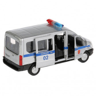 Металлическая машинка Технопарк  Ford  Transit Полиция SB-18-18-P-WB
