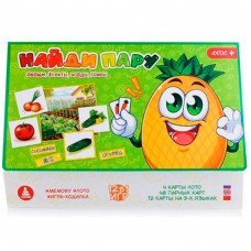 Игра Найди пару овощи, фрукты,ягоды, грибы  (memory, лото, ходилка) С-127   