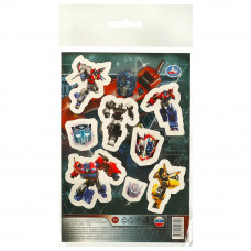 Наклейки бумажные, 120*180 мм роботы Умка NBM-107748-TF   