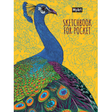MyArt. Sketchbook for Pocket. Павлин 48-7379