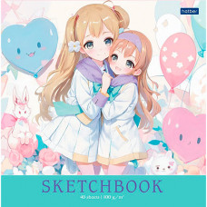 Блокнот-SketchBook А4, 40л, Hatber 