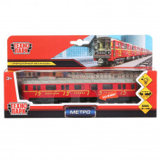 Металлическая модель Технопарк Поезд метро Красная стрела SB-14-01-R-WB