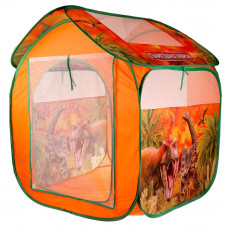 Палатка детская игровая ПАРК динозавров 83х80х105см, в сумке Играем вместе GFA-DINOPARK-R   