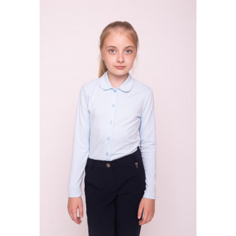 Блузка для девочки с длинным рукавом 0003_ШК21