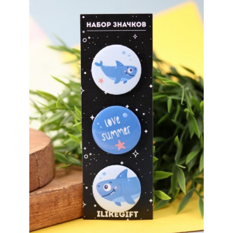 Набор значков Shark 
