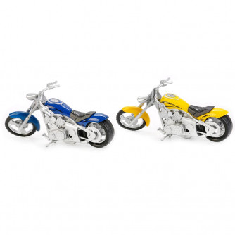 Металлическая машинка Технопарк Мотоцикл Чоппер 1297170-R