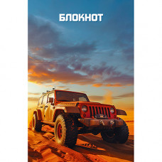 Блокнот А6 16л.кл.скрепка,карт.обл.КТС, 