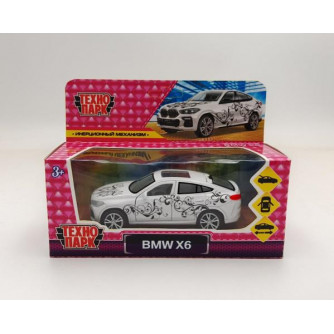 Металлическая машинка Технопарк BMW X6 4650250510062 Металлическая машинка Технопарк BMW X6 4650250510062