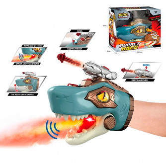 Пистолет 17833 Акула одевается на руку, свет, звук в кор. ZY1593957    