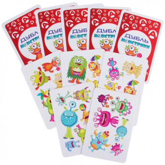 Настольная игра Cards Дубль Монстрики 2127C Настольная игра Cards Дубль Монстрики 2127C