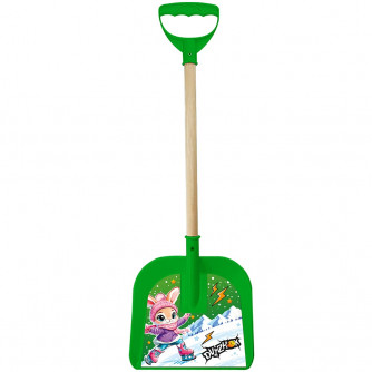 Лопата 65 см Зайка дер. черенок, зеленая Dvizhok ЛЗ 4   