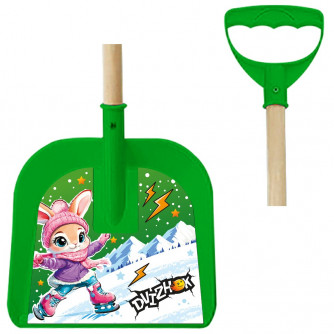 Лопата 65 см Зайка дер. черенок, зеленая Dvizhok ЛЗ 4   