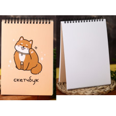 Скетчбук Аниме «Shiba inu», 14х20 см,  плотность 100 гр 66SB-254