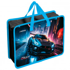 Папка для тетрадей 1 отделение на молнии с ручками А4 deVente 