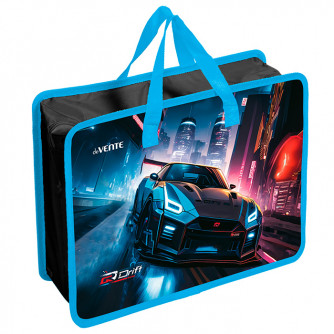 Папка для тетрадей 1 отделение на молнии с ручками А4 deVente 