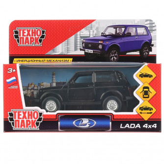 Металлическая машинка Технопарк LADA 4x4 LADA4X4-BK