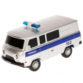 Радиоуправляемая машина Технопарк UAZ 452 Полиция 452-18RCL-POL-GY