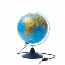 Глобус Физико-политический Globen Интерактивный диаметр 250мм, с подсветкой, в комплекте очки виртуальной реальности (VR) INT12500284    