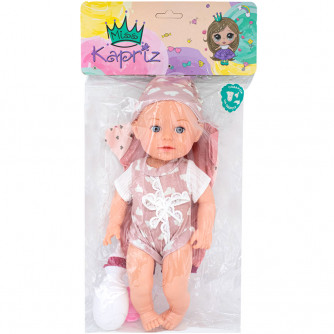 Пупс Miss Kapriz MK98007-7 с комплектом одежды в пак. FCJ0922921