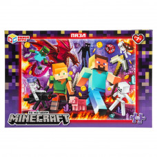 По мотивам Minecraft. Пазлы в коробке 260 деталей. 285х190х33 мм. Умные игры 4660254477513   