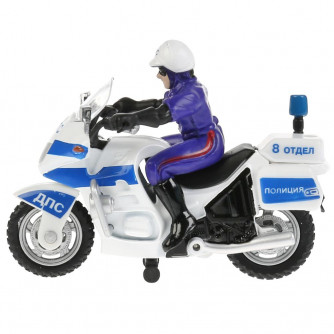 Металлическая модель Технопарк Мотоцикл Полиция СТ-1247