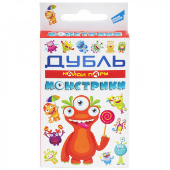 Настольная игра Cards Дубль Монстрики 2127C Настольная игра Cards Дубль Монстрики 2127C