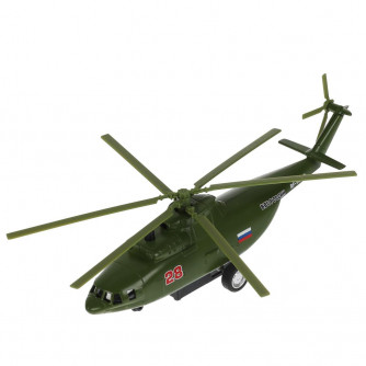 Металлическая модель Технопарк Транспортный вертолёт COPTER-20-GN