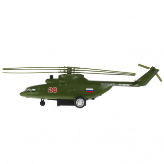Металлическая модель Технопарк Транспортный вертолёт COPTER-20-GN