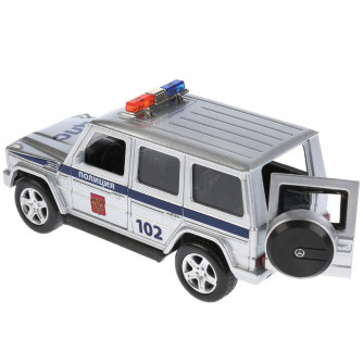 Металлическая машинка Технопарк Mercedes Benz G Class Полиция G-СLASS-P-SL