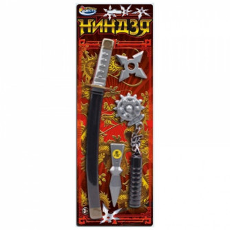 Набор ниндзя блист.17*50*5см ИГРАЕМ ВМЕСТЕ B2158130-R (120)   