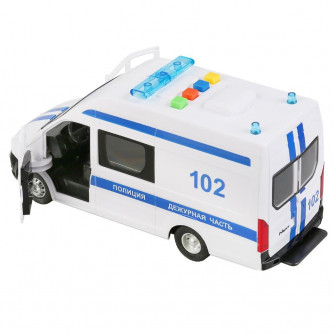 Машинка Технопарк ГАЗель NEXT Полиция SB-18-11-GN-WB(NO IC)