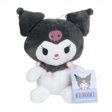 Игрушка мягкая Kuromi San RIO Куроми 17см в черный, в пакете МУЛЬТИ-ПУЛЬТИ K124036-17NS-WOD    