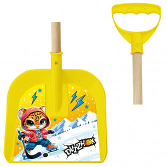 Лопата 65 см Леопард дер. черенок, желтая Dvizhok ЛЖ 3