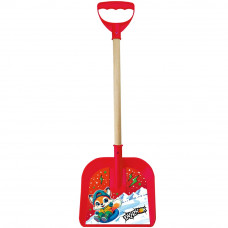 Лопата 65 см Лисенок дер. черенок, красная Dvizhok ЛК 1