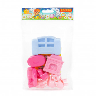 Набор мебели для кукол №4 (13 элементов в пакете)