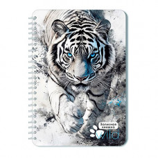 Книжка записная А5, 40л, клетка, гребень, мягкая обложка, КТС, 