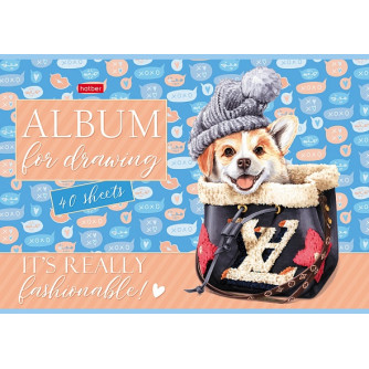 Альбом для рисования Fashion Dogs 40А4В