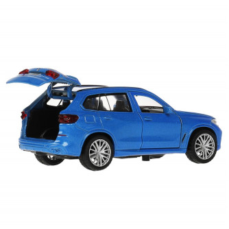 Машина металл BMW X5 M-SPORT 12 см, двери, багаж, син, кор. Технопарк в кор.2*36шт X5-12-BU