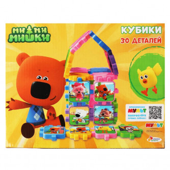 Кубики Играем вместе Ми-ми-мишки 1808K1121-R2