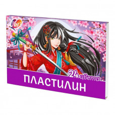 Пластилин 24цв 480г Луч 