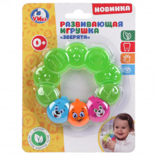 Развивающая игрушка зверята на карт. (русс. уп.) Умка в кор.3*24шт WD3345-R