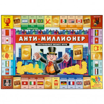 Настольная бизнес-игра Умные игры Анти-миллионер 4603734044171