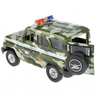 Металлическая машинка Технопарк UAZ Hunter военный HUNTER-MIL-SL