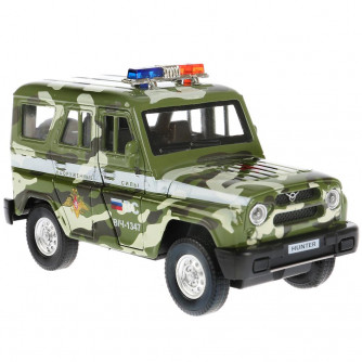 Металлическая машинка Технопарк UAZ Hunter военный HUNTER-MIL-SL