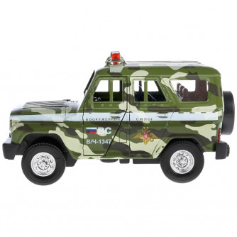 Металлическая машинка Технопарк UAZ Hunter военный HUNTER-MIL-SL