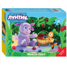 Пазл 15 МАКСИ Контурный Лунтик 65004 Степ  