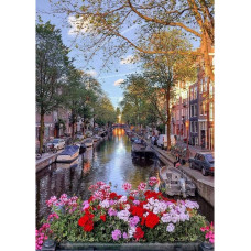Холст с красками Красивый Голландский канал Х-7594