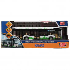 Машинка инерционная Технопарк Электробус КамАЗ 6282 KAMAZBUS-20PL-WHGN